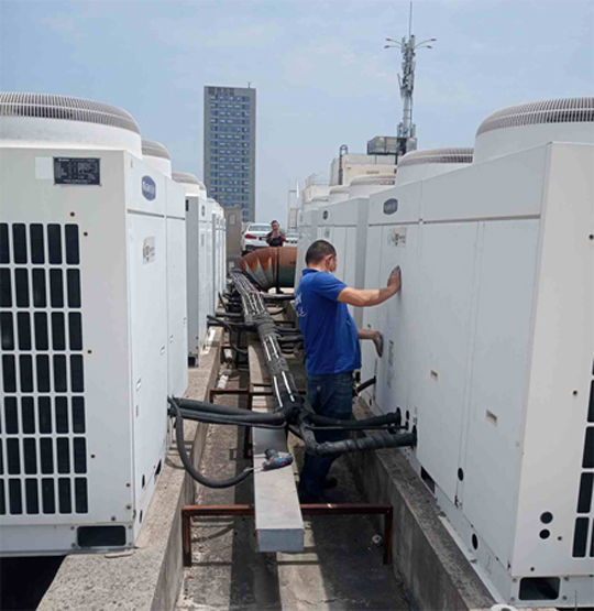 常州市中央空调制热和不制冷系统维修方法